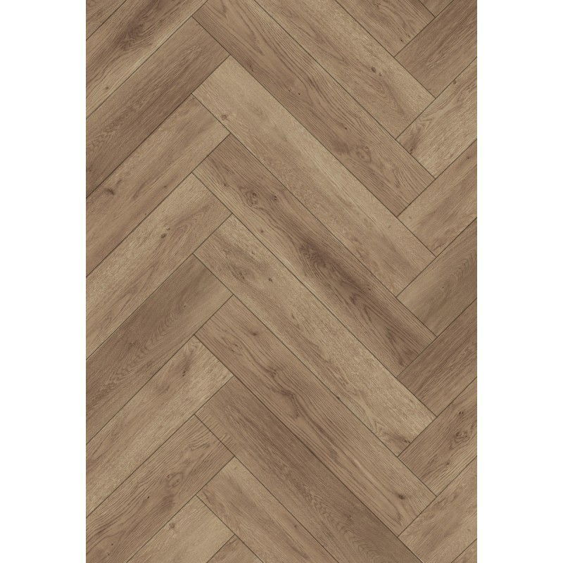 Mexen Spirit Lake vinyl panels herringbone 635 x 127 mm SPC 6.5 mm underlay 1.5 mm, 4 V-Groove, Oak - F1193-0635-127-505-4V1-01