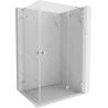 Mexen Lunar L Duo shower cabin with right pivot door 85 x 70 cm, transparent, chrome - 834L-085P-070L-01-00