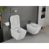 Mexen Madox Rimless WC Bowl with Slim Soft-Close Seat, Duroplast, White Gloss - 30154000
