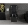 Mexen Madox Rimless toilet bowl with slim soft-close seat, duroplast, matte black - 30154070