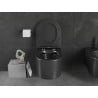 Mexen Sofia Rimless toilet bowl, Black matt - 3354XX85