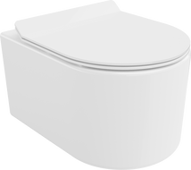 Mexen Sofia Rimless toilet bowl with a slim soft close toilet seat, Thermosetting polymer, White - 30540100