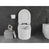 Mexen Sofia Rimless WC Bowl with Soft Close Slim Seat, Duroplast, White Gloss - 30540100