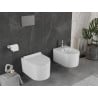 Mexen Sofia Rimless WC Bowl with Soft Close Slim Seat, Duroplast, White Gloss - 30540100