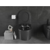 Mexen Sofia Rimless WC bowl with slow-close slim seat, duroplast, matte black - 30541085