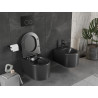 Mexen Sofia Rimless WC bowl with slow-close slim seat, duroplast, matte black - 30541085