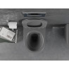 Mexen Lena Rimless WC Bowl with Soft-Close Slim Seat, Duroplast, Dark Gray Matte - 30224071