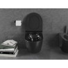 Mexen Lena Rimless WC bowl with a soft-close slim seat, duroplast, black matte - 30220185