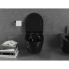 Mexen Lena Rimless WC Bowl with Soft-Close Slim Seat, Duroplast, Black Gloss - 30224070