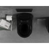 Mexen Lena Rimless WC Bowl with Slim Soft-Close Seat, Duroplast, Black Gloss - 30224070