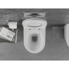 Mexen Lena Rimless toilet bowl with a slim soft close toilet seat, Thermosetting polymer, White - 30220300
