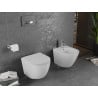 Mexen Lena Rimless toilet bowl with a slim soft close toilet seat, Thermosetting polymer, White - 30220300