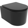 Mexen Sofia Rimless WC bowl with slow-close slim seat, duroplast, matte black - 30541085