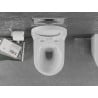 Mexen Lena Rimless toilet bowl with a hard soft close toilet seat, Thermosetting polymer, White - 30220200