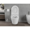 Mexen Rico Rimless WC Bowl with Slim Soft-Close Seat, Duroplast, Glossy White - 30720500
