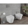 Mexen Rico Rimless WC Bowl with Slim Soft-Close Seat, Duroplast, Glossy White - 30720500