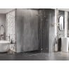 Mexen Lunar Duo Hinged Shower Cabin Right 80 x 70 cm, Transparent, Brushed Nickel - 834-080P-070L-97-00