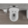 Mexen Rico rimless WC bowl with a soft-close slim seat, duroplast, glossy white - 30720100