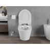 Mexen Rico rimless WC bowl with a soft-close slim seat, duroplast, glossy white - 30720100
