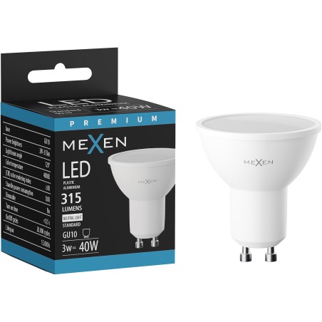 Mexen Nova LED Bulb GU10, 3W, Neutral - 4000K, 315 lm - L107-GU10-0340-01