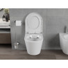 Mexen Rico Rimless toilet bowl with soft-close seat, hard, duroplast, white gloss - 30720200
