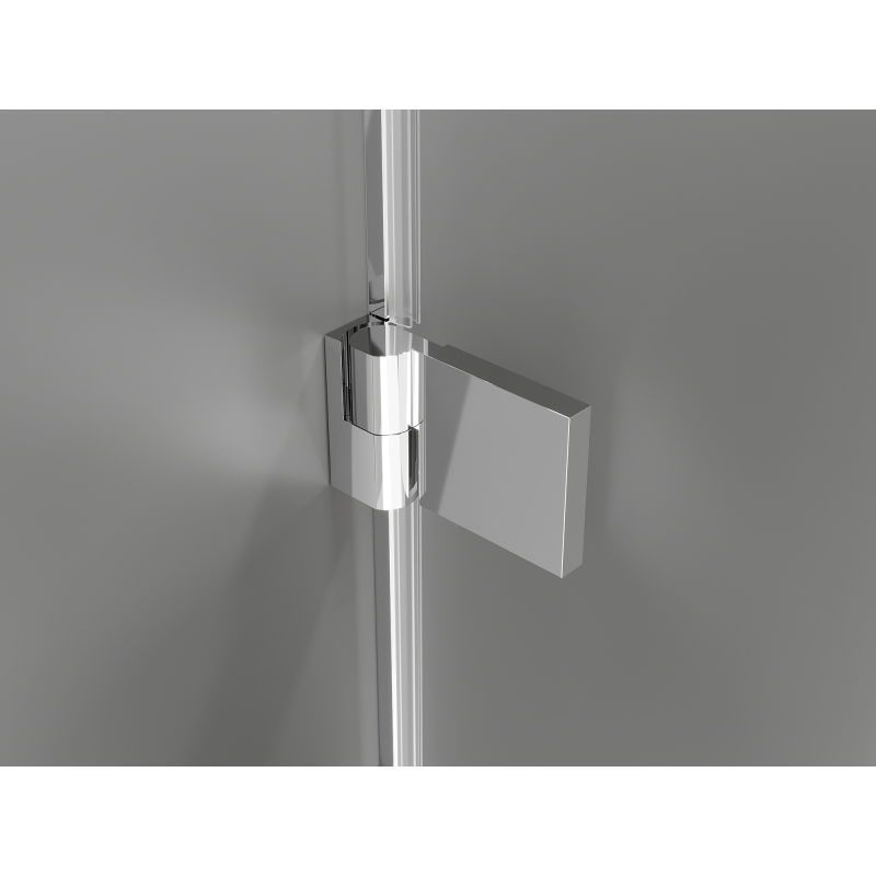 Mexen Lunar-B Right-Hinged Shower Door 50 cm, Transparent, Chrome - 832-050-000-01-00-P