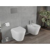 Mexen Rico Rimless toilet bowl with soft-close seat, hard, duroplast, white gloss - 30720200