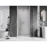 Mexen Lunar-B right-hinged shower door 55 cm, transparent, chrome - 832-055-000-01-00-P