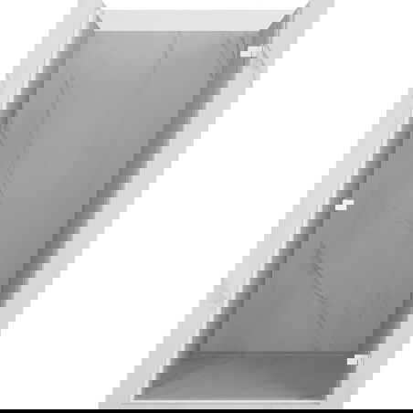 Mexen Lunar-B right-hinged shower door 55 cm, transparent, white - 832-055-000-20-00-P