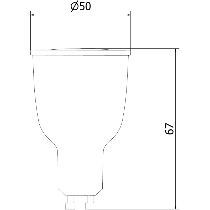 Mexen Nova LED Bulb GU10, 12W, Warm - 3000K, 1260 lm - L108-GU10-1230-01