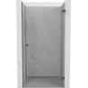 Mexen Lunar-B right hinged shower door 50 cm, transparent, brushed gun gray - 832-050-000-66-00-P