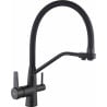 Mexen Duo kitchen tap, black - 671701-70