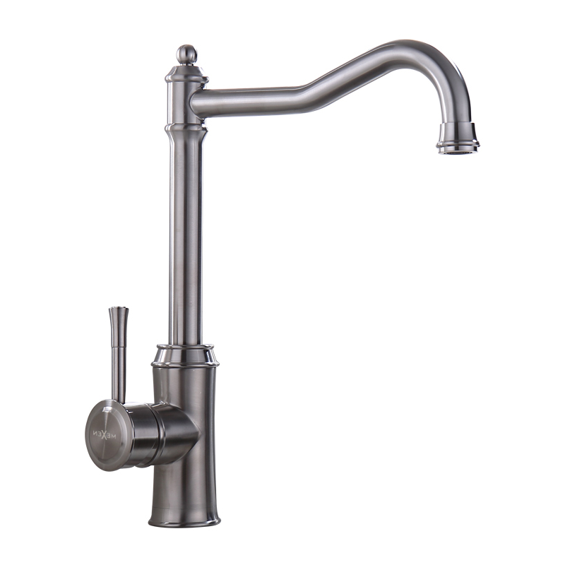 Mexen Inu kitchen mixer tap, inox - 672200-99