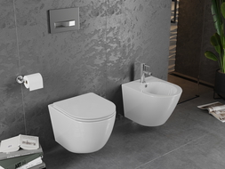 Mexen flush-mounted Felix B bidet frame and bidet set Lena, White - 69935224800