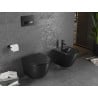 Mexen flush-mounted Felix B bidet frame and bidet set Lena, Black matt - 69935224885