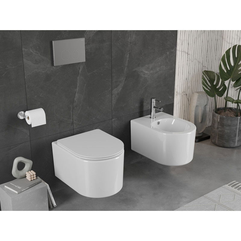 Mexen recessed bidet frame set Fenix B with Sofia bidet, white - 69935544800