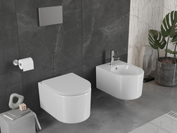 Mexen flush-mounted Felix B bidet frame and bidet set Sofia, White - 69935544800