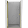 Mexen Mist-B 50 cm Swing Shower Door, Transparent, Gold - 8A2-050-000-50-00
