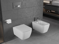 Mexen flush-mounted Felix B bidet frame and bidet set Stella, White - 69935685100