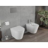 Mexen Rico Fenix B recessed bidet frame set with bidet, white - 69935724800