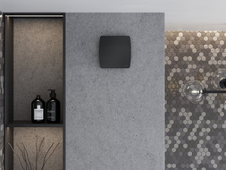 Mexen AXS 120 bathroom fan, black - W9601-125-70