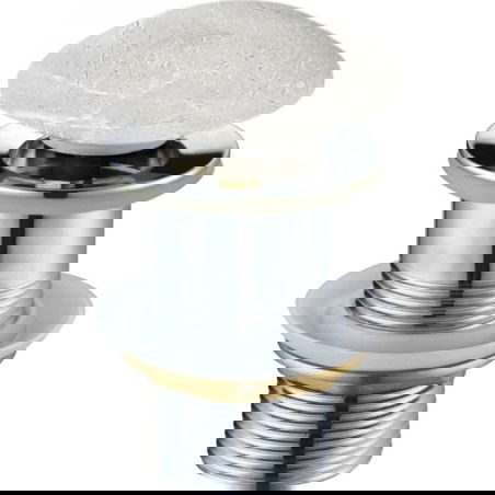 Mexen click-clack plug round, gray stone - 79910-65