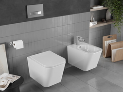 Mexen flush-mounted Felix B bidet frame and bidet set Teo, White - 69935855100