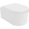 Mexen Sofia toilet bowl with hard soft-close seat, white gloss - 30798000