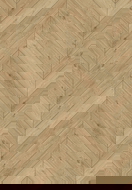 Mexen Anniston Vinyl Panels French Chevron 650 x 127 mm SPC 6.5 mm, IXPE Underlay 1.5 mm, 4 V-Groove, Oak - F1283