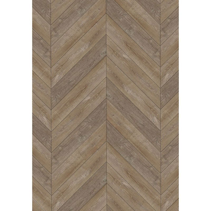 Mexen Worcester  French Herringbone Vinyl Panels 650 x 127 mm SPC 6.5 mm, IXPE Underlay 1.5 mm, 4 V-Groove, Oak - F1285