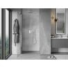 Mexen Mist-B 90 cm Hinged Shower Door, Transparent, Chrome - 8A2-090-000-01-00