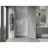 Mexen Mist-B 80 cm hinged shower door, transparent, brushed gold - 8A2-080-000-55-00
