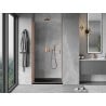 Mexen Mist-B hinged shower door 60 cm, transparent, brushed copper - 8A2-060-000-65-00