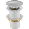 Mexen small round click-clack plug, White - 79910-20